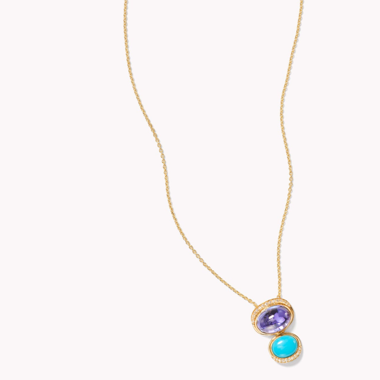 Aurora Crescent Drop Pendant