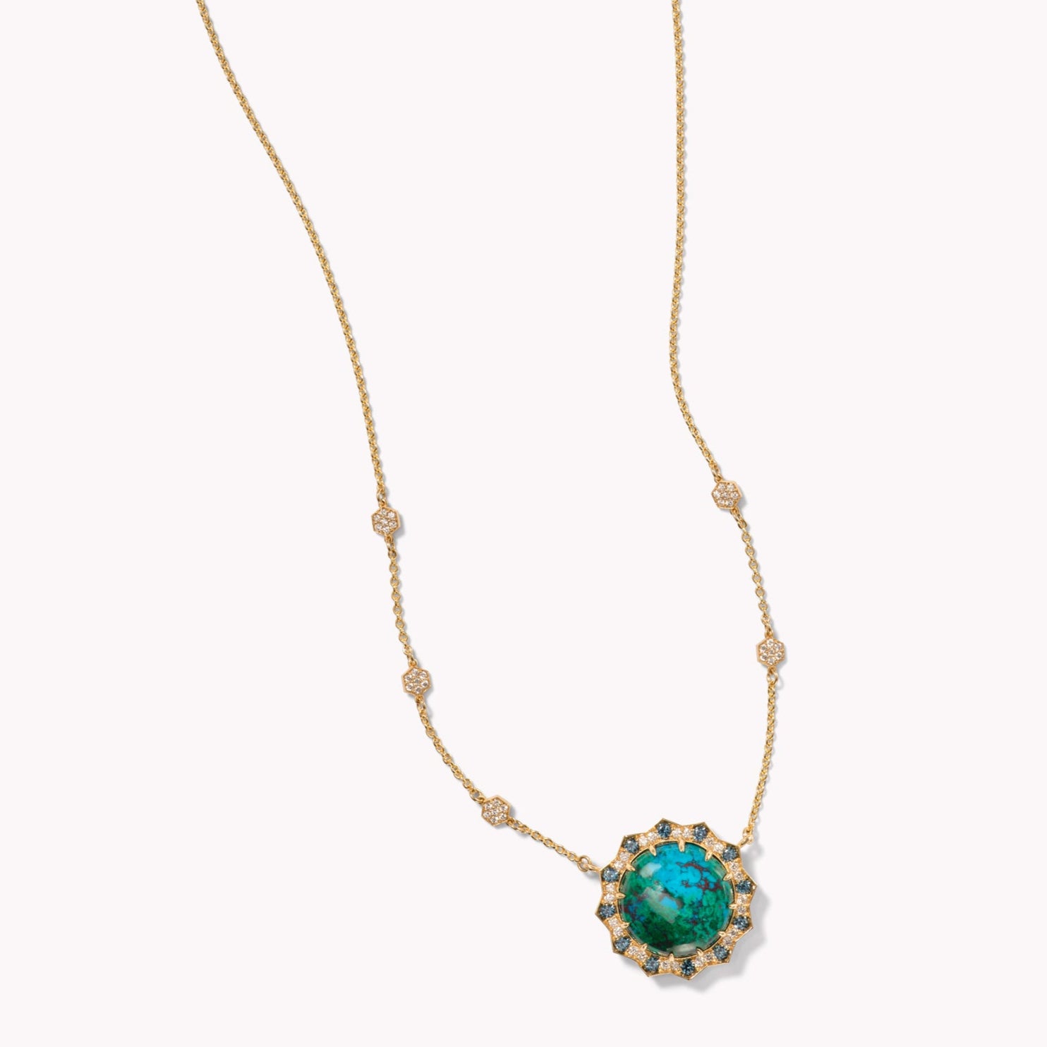 Celeste Chrysocolla Pendant