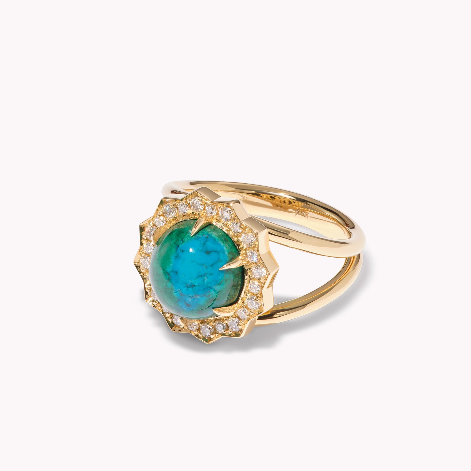 Celeste Chrysocolla Cocktail Ring