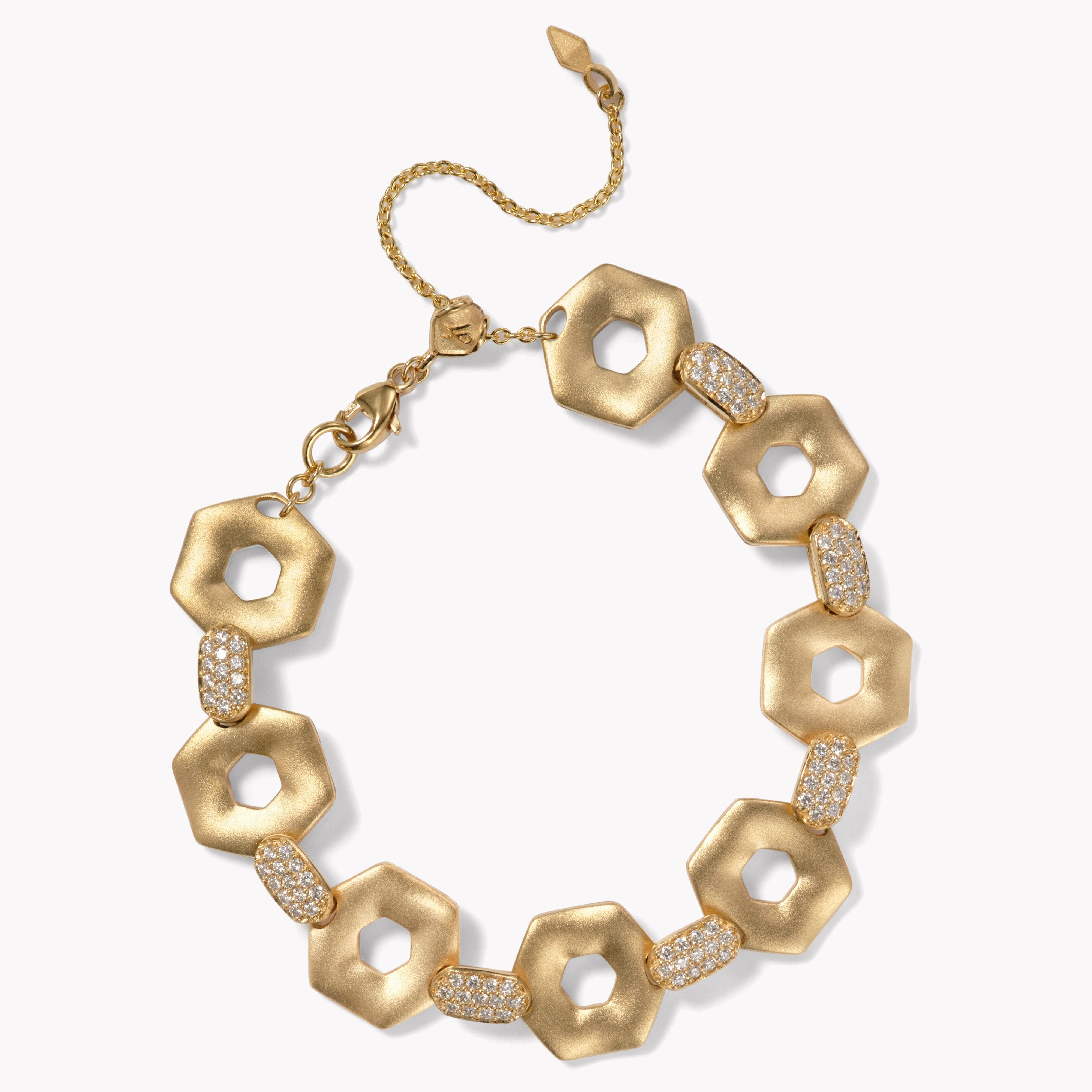 Eclipse Bracelet with Diamonds