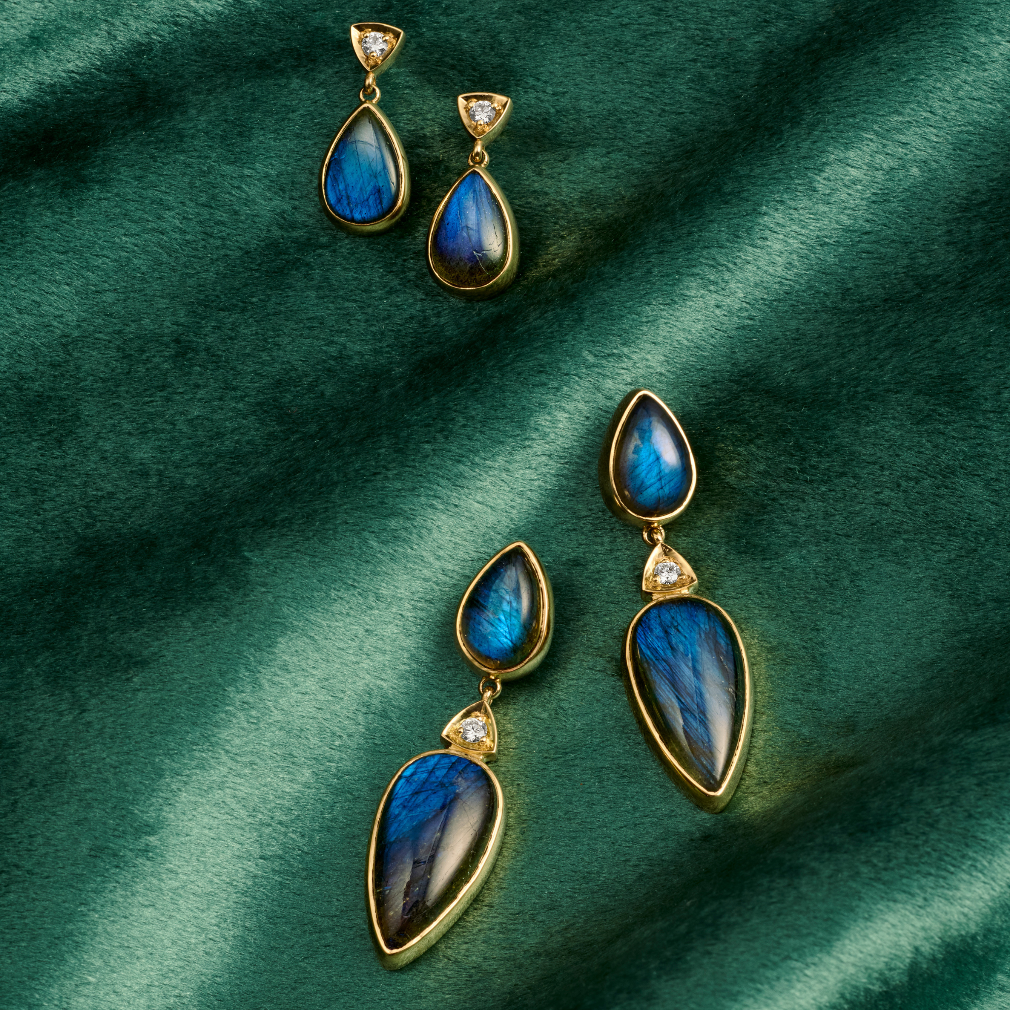 Ellis Labradorite Drop Earrings