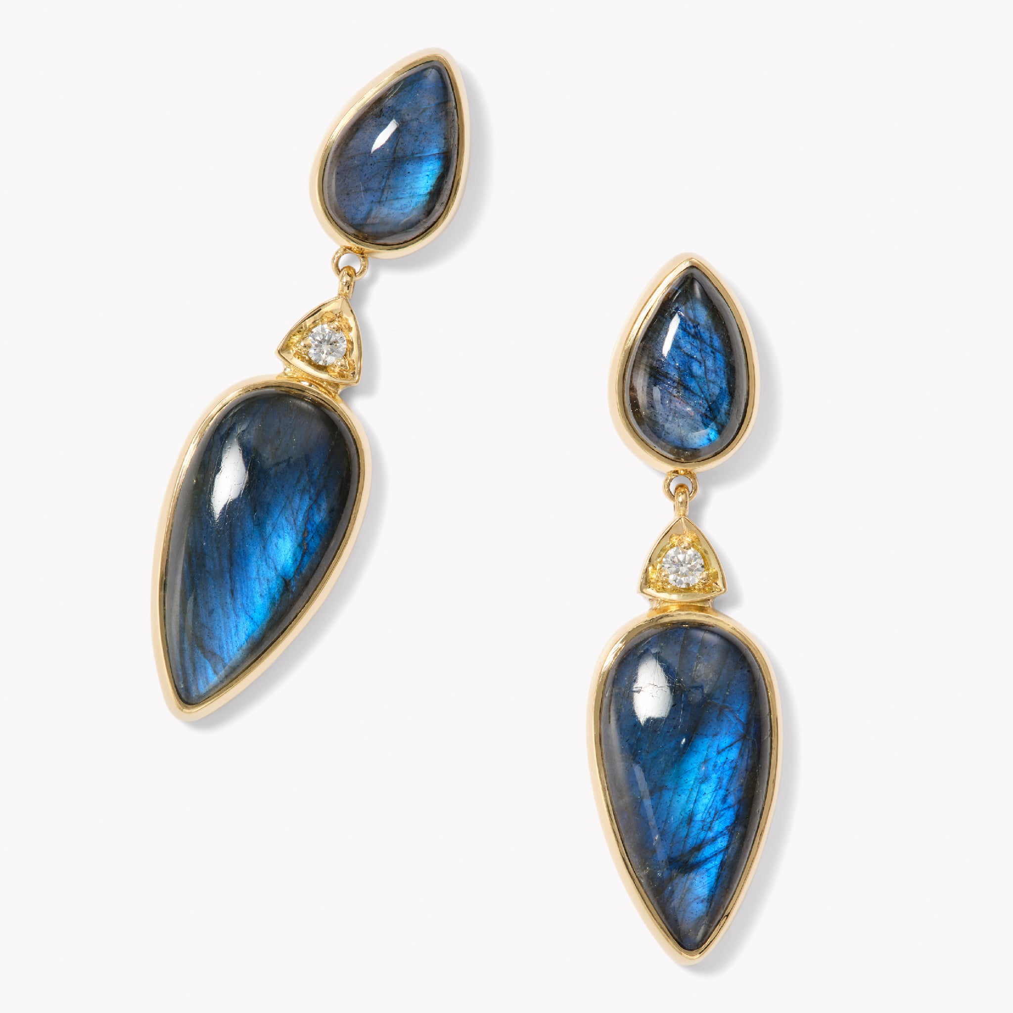 Ellis Labradorite Statement Earrings