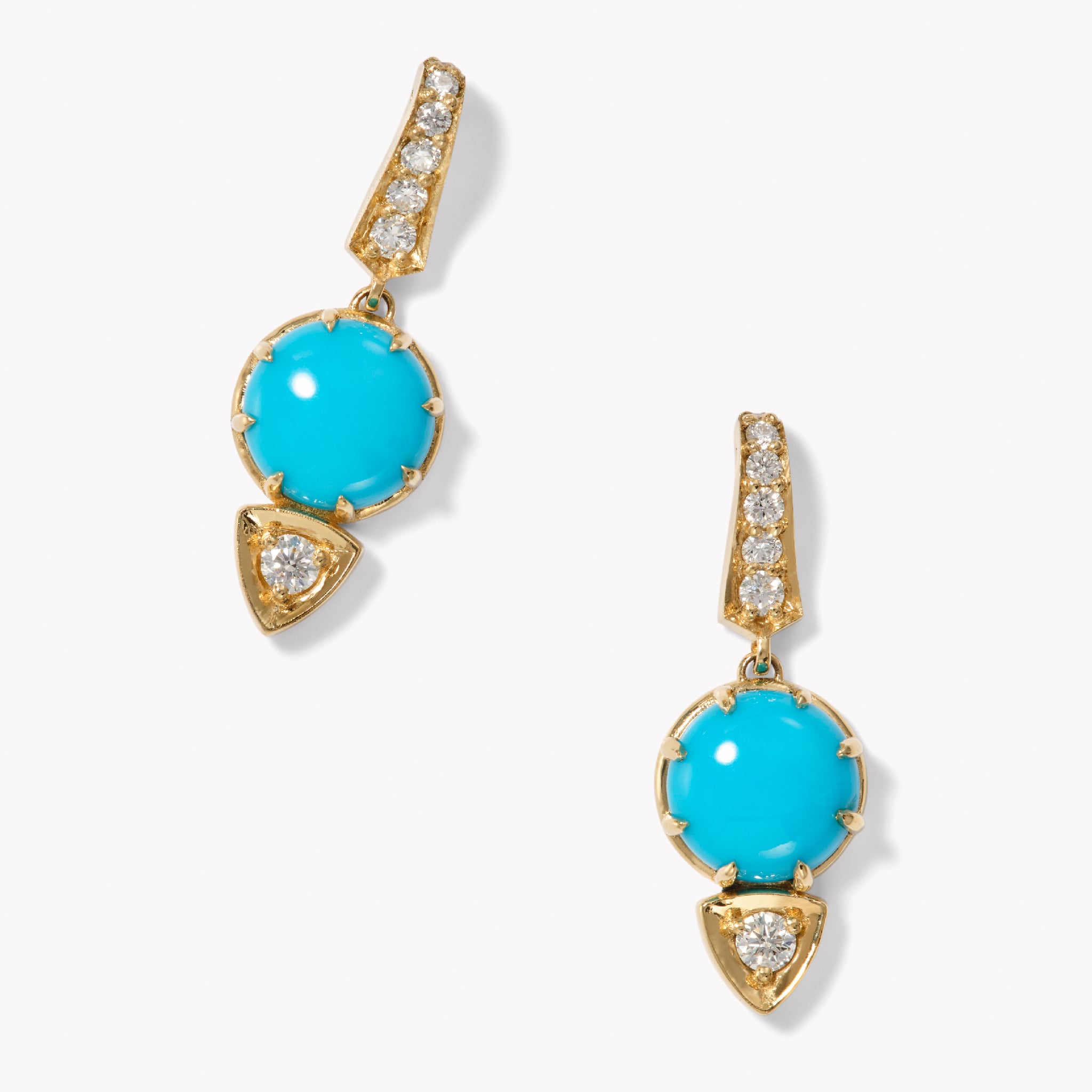 Ellis Turquoise Dangle Earrings