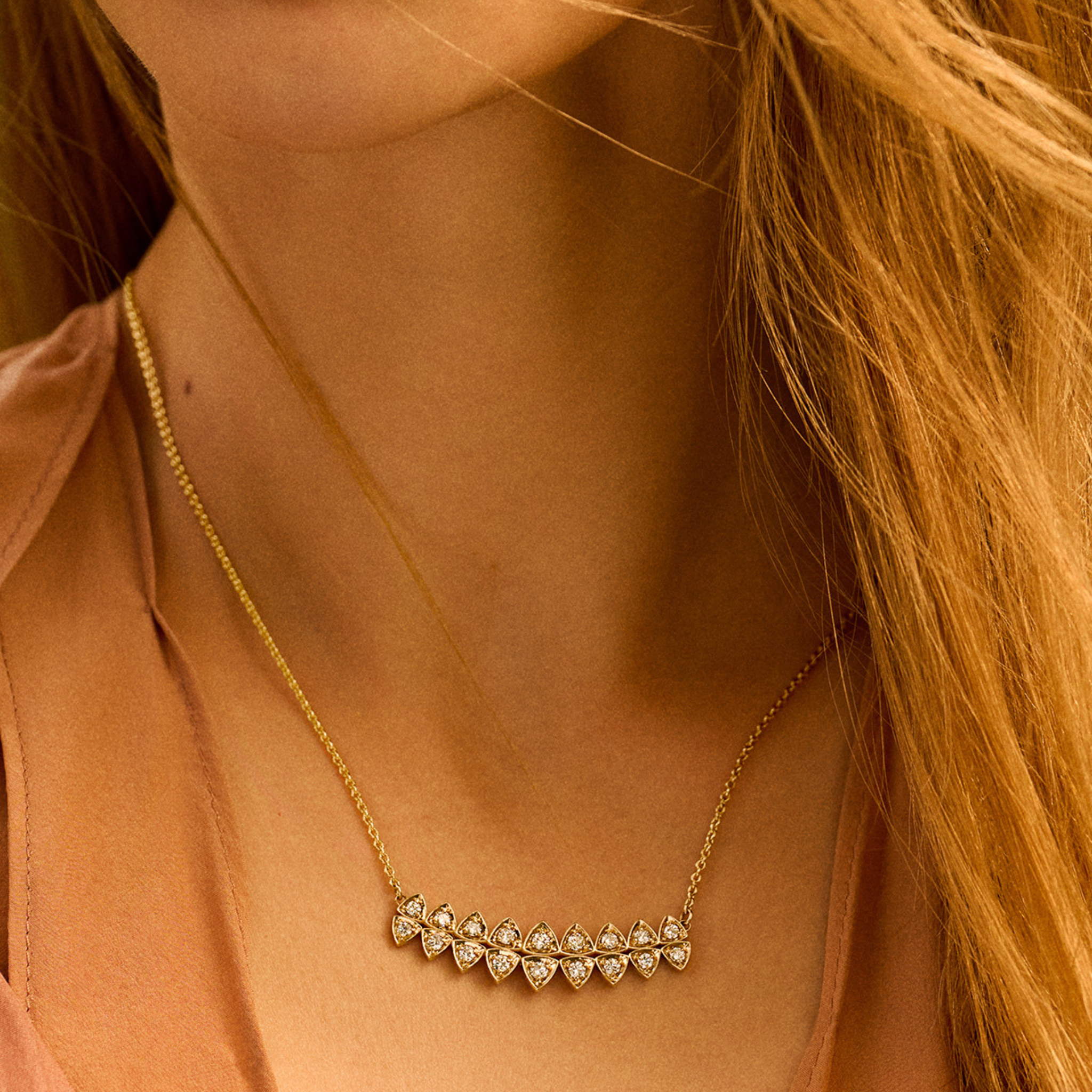 Emory Curved Bar Necklace