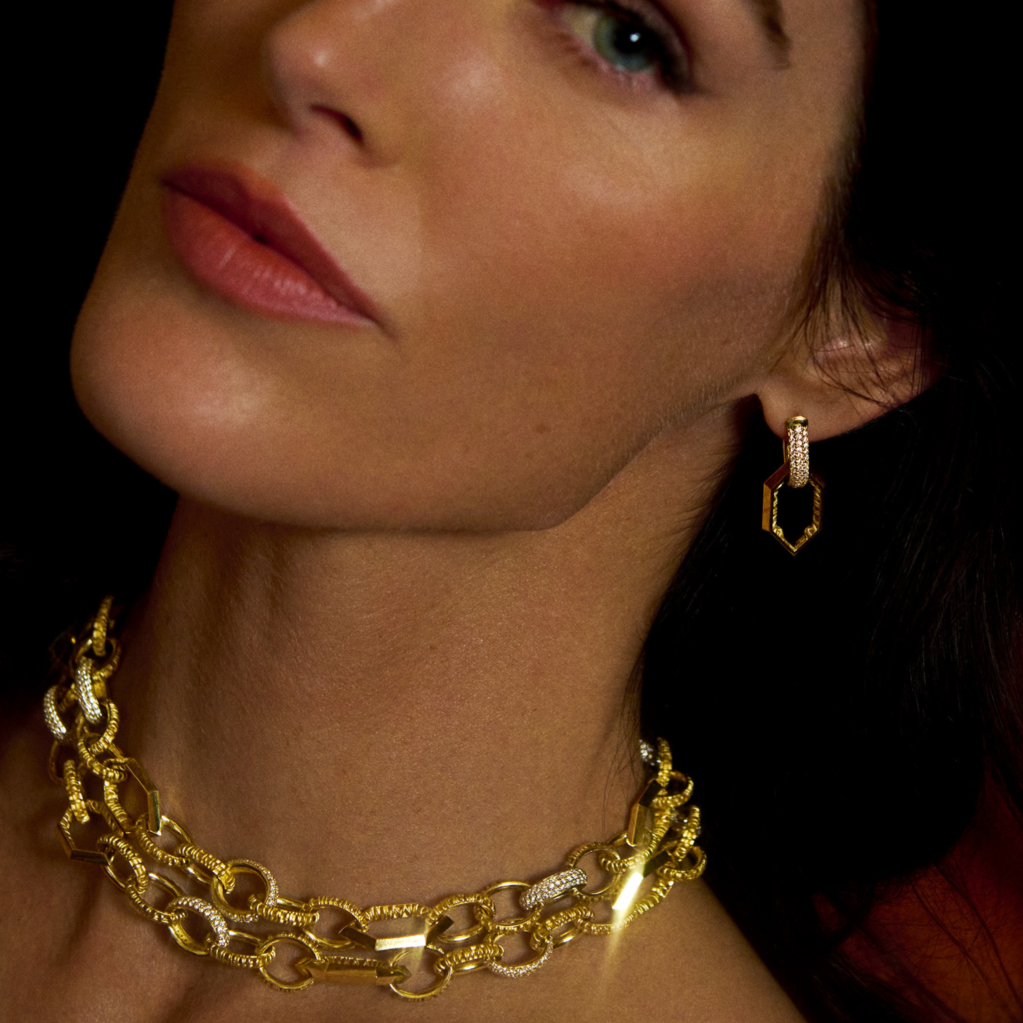 Isabel Pave Infinity Earrings