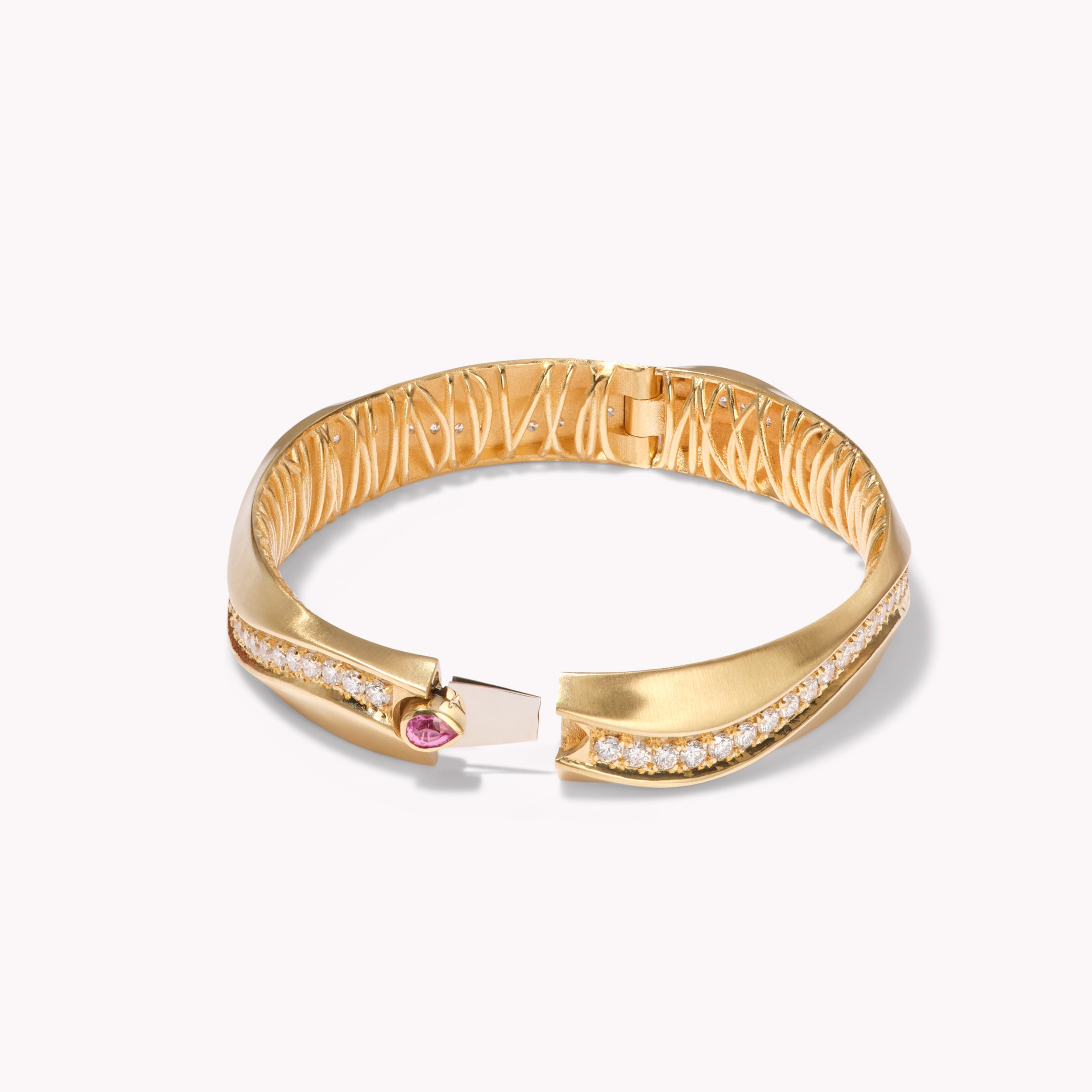 Open Spur Hinged Bangle