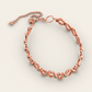 Flowing Cadence Bracelet with Tsavorite Garnets in 18k Rose Gold