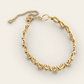 Flowing Cadence Bracelet with Tsavorite Garnets in 18k Yellow Gold