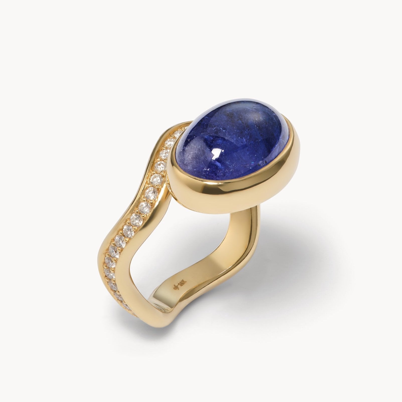 Aurora Cocktail Ring with Diamonds