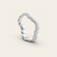 Beaded Curve Stacking Ring