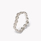 Beaded Curve Stacking Ring