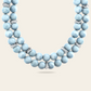 Cenote Aquamarine Double Bead Necklace