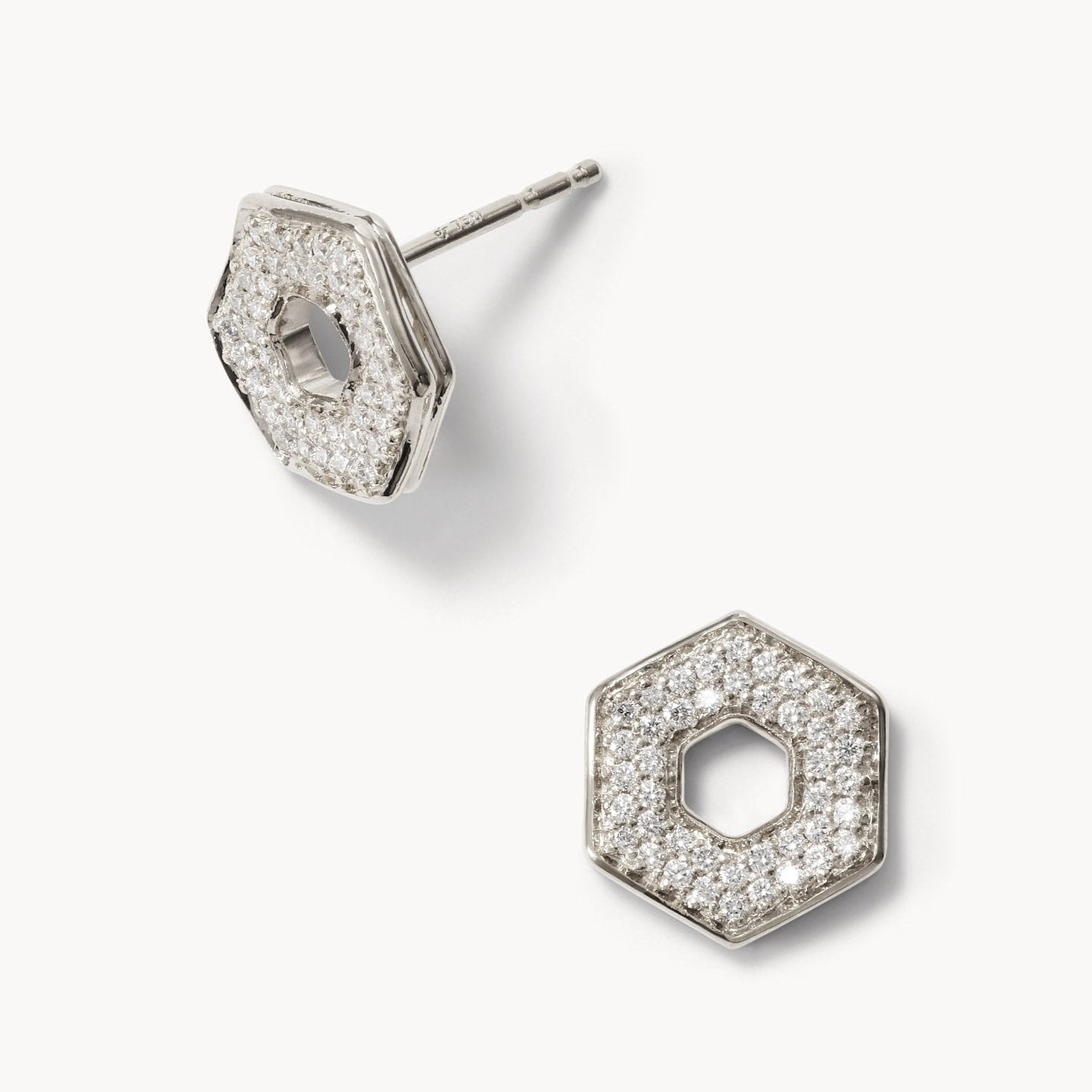 Eclipse Studs with Diamonds