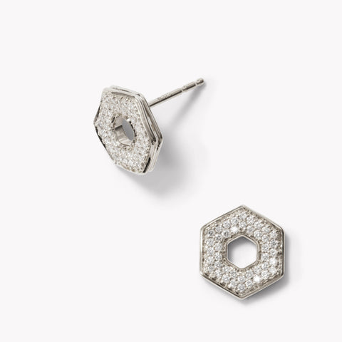 Eclipse Studs with Diamonds