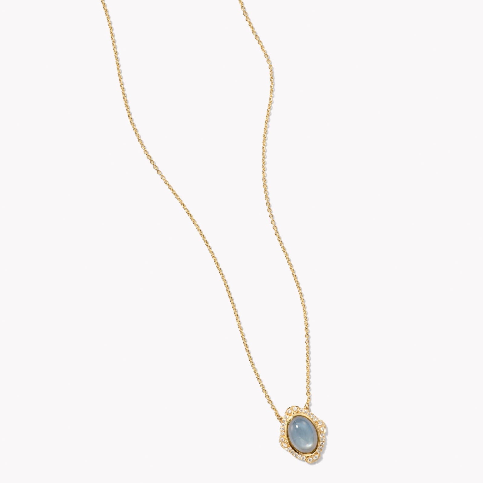 Lunara Grey Moonstone Pendant