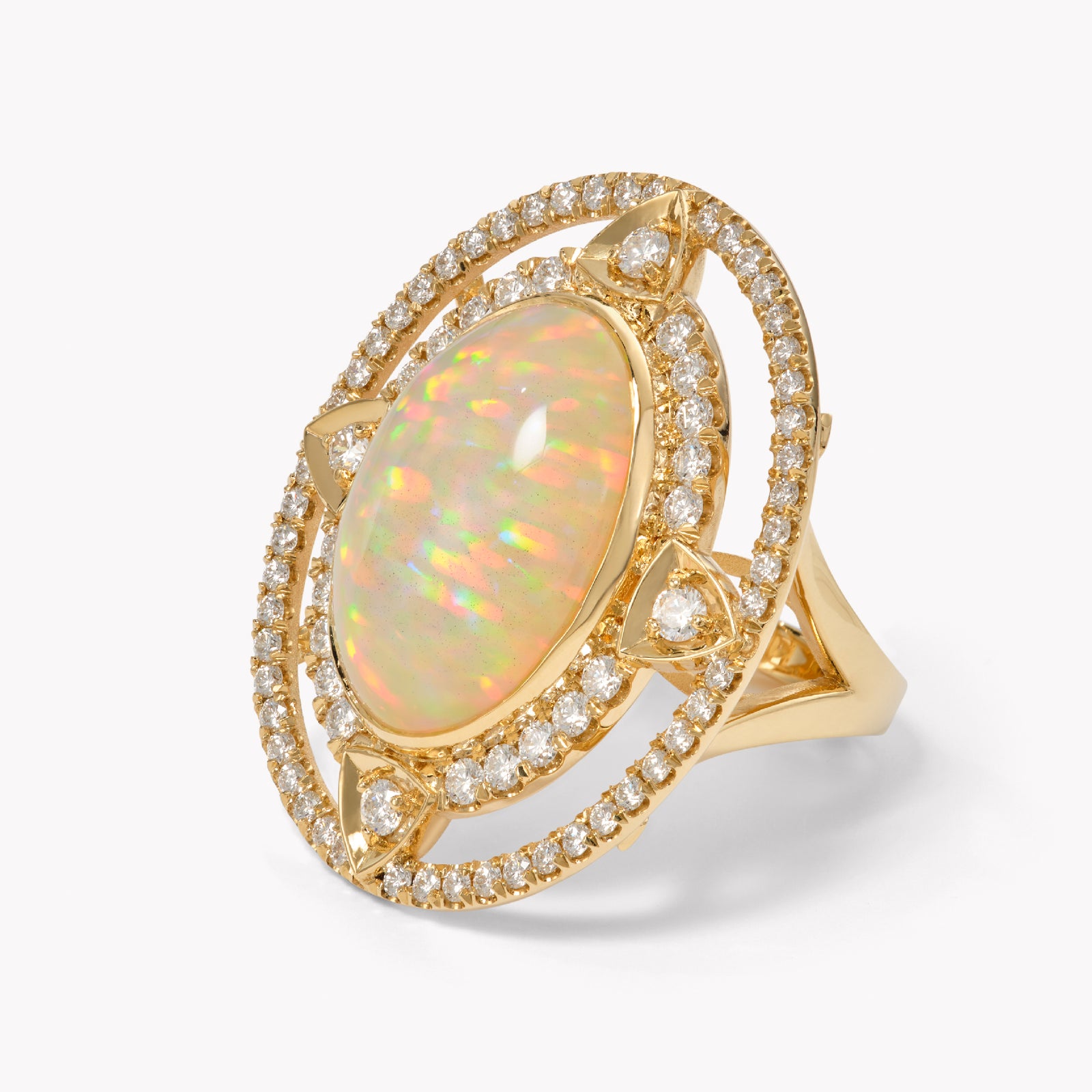 Solara Opal Cocktail Ring
