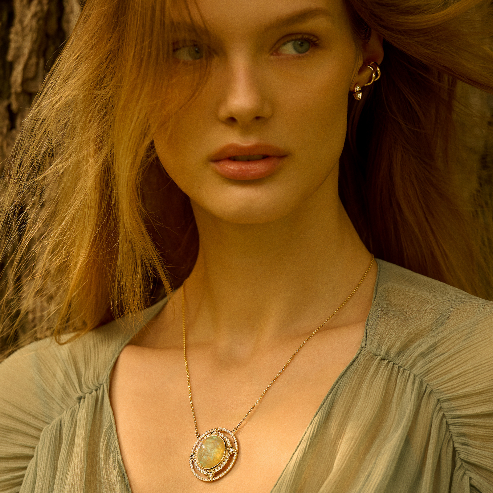 Solara Opal Pendant