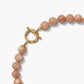 Elevated Sonora Pink Moonstone Bead Necklace