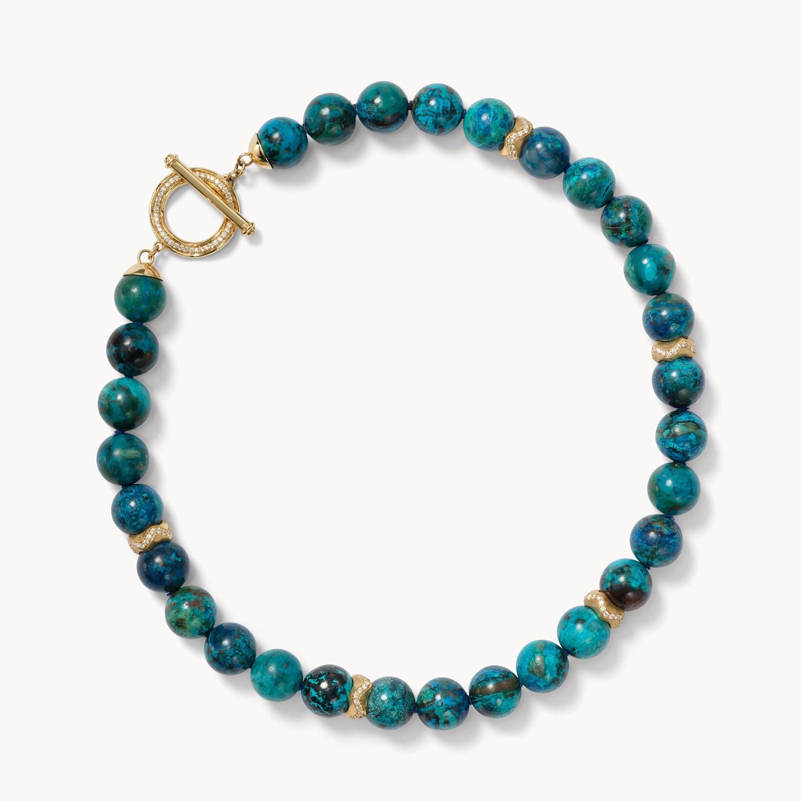 Elevated Sonora Shattuckite Bead Necklace