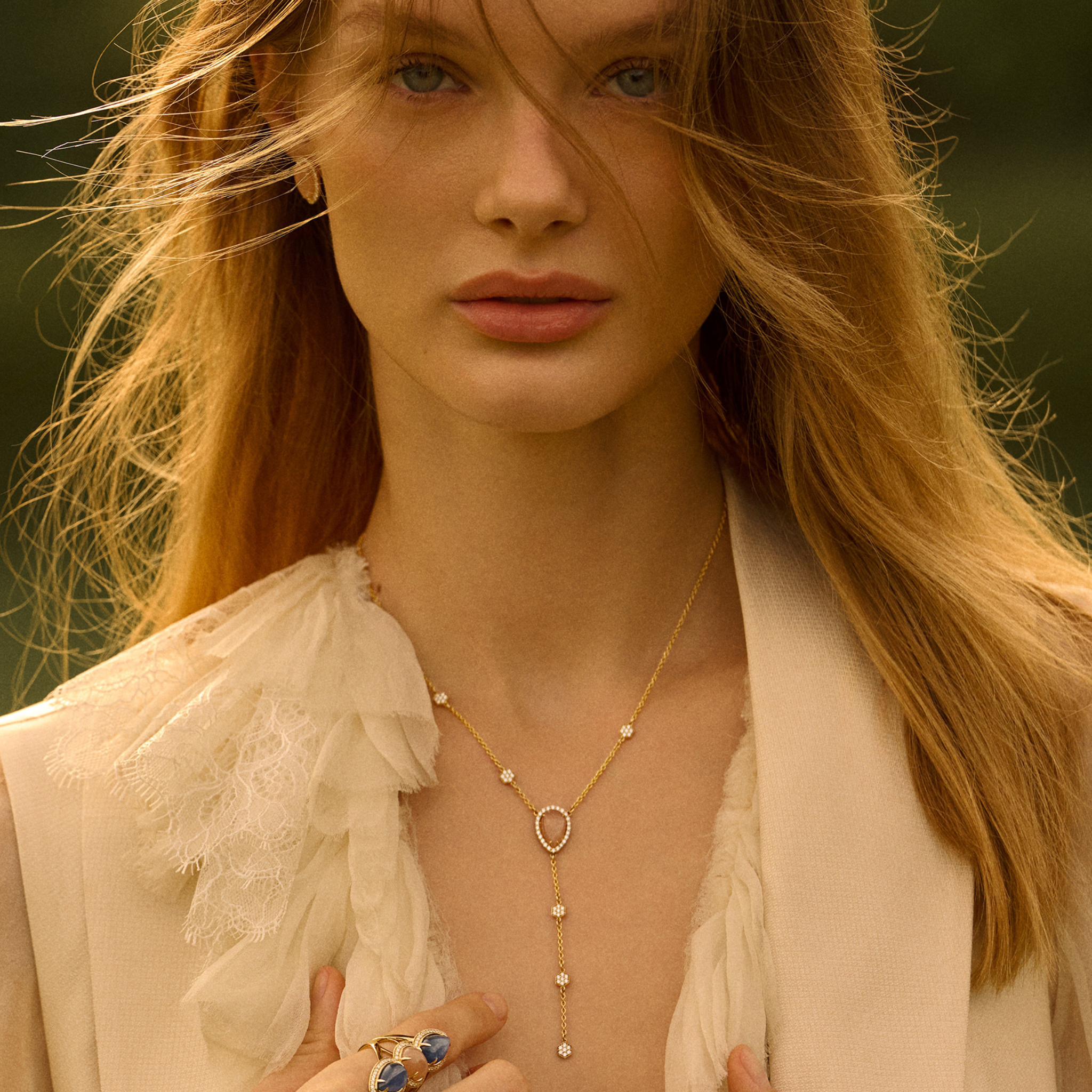 Sparrow Lariat Necklace