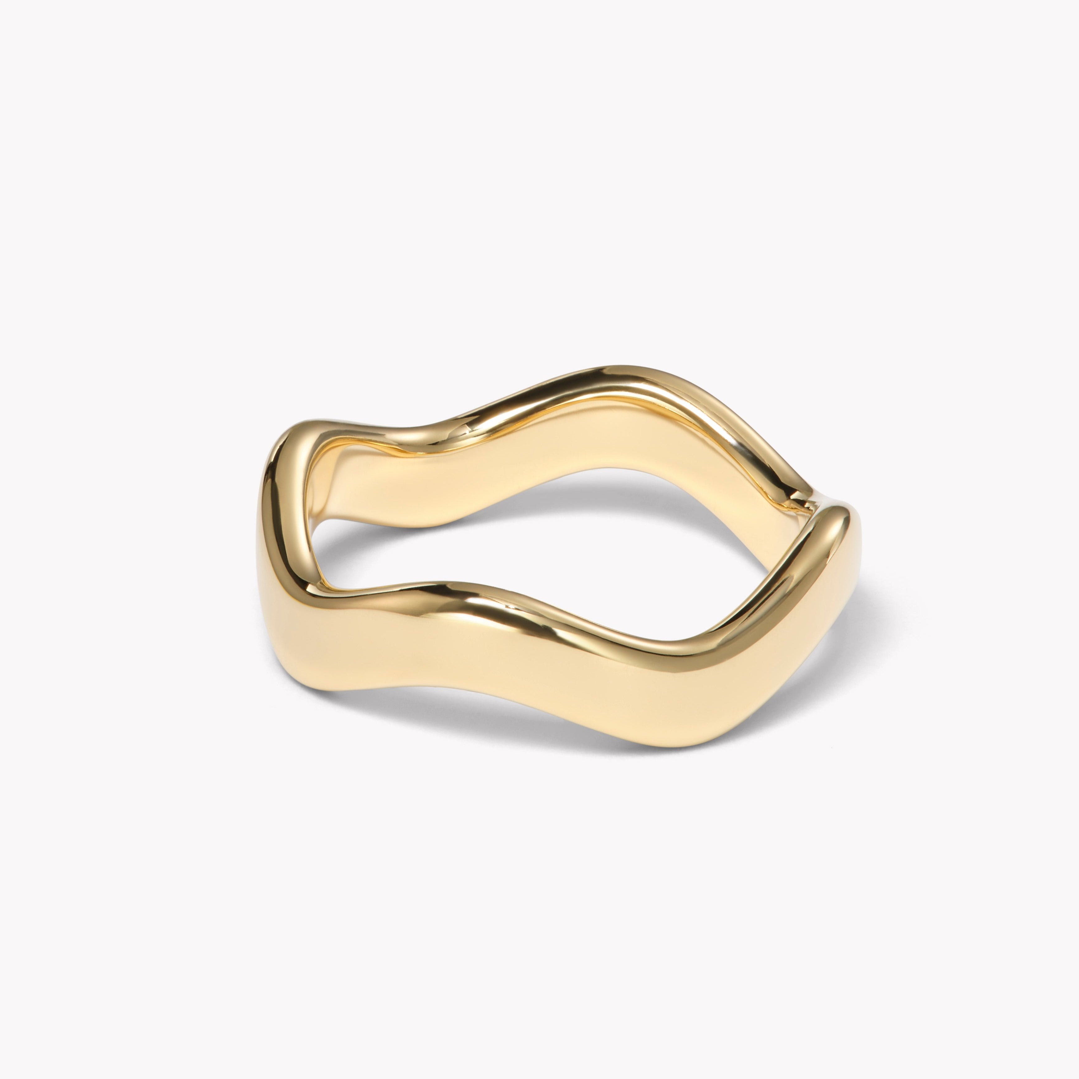 Thick Curve Stacking Ring