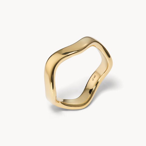 Thick Curve Stacking Ring