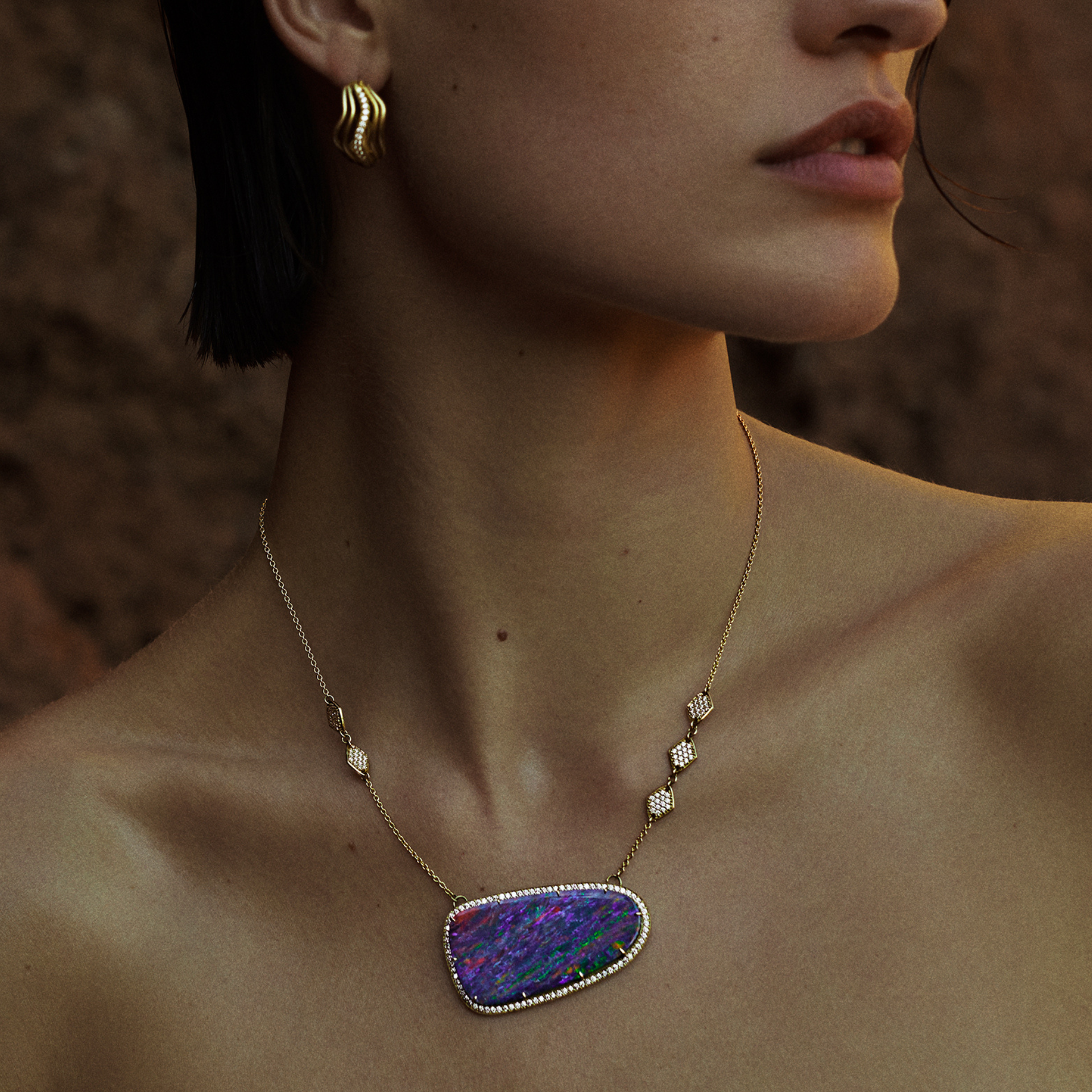 Toyah Boulder Opal Pendant