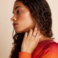 The Curve Ring with Blue Zircon in 18k Rose Gold
