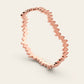 Double Cadence Stacking Bangle in 18k Rose Gold