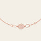 Cracked Earth Chain Necklace in 18k Rose Gold
