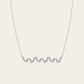 Single Cadence Necklace in 18k White Gold