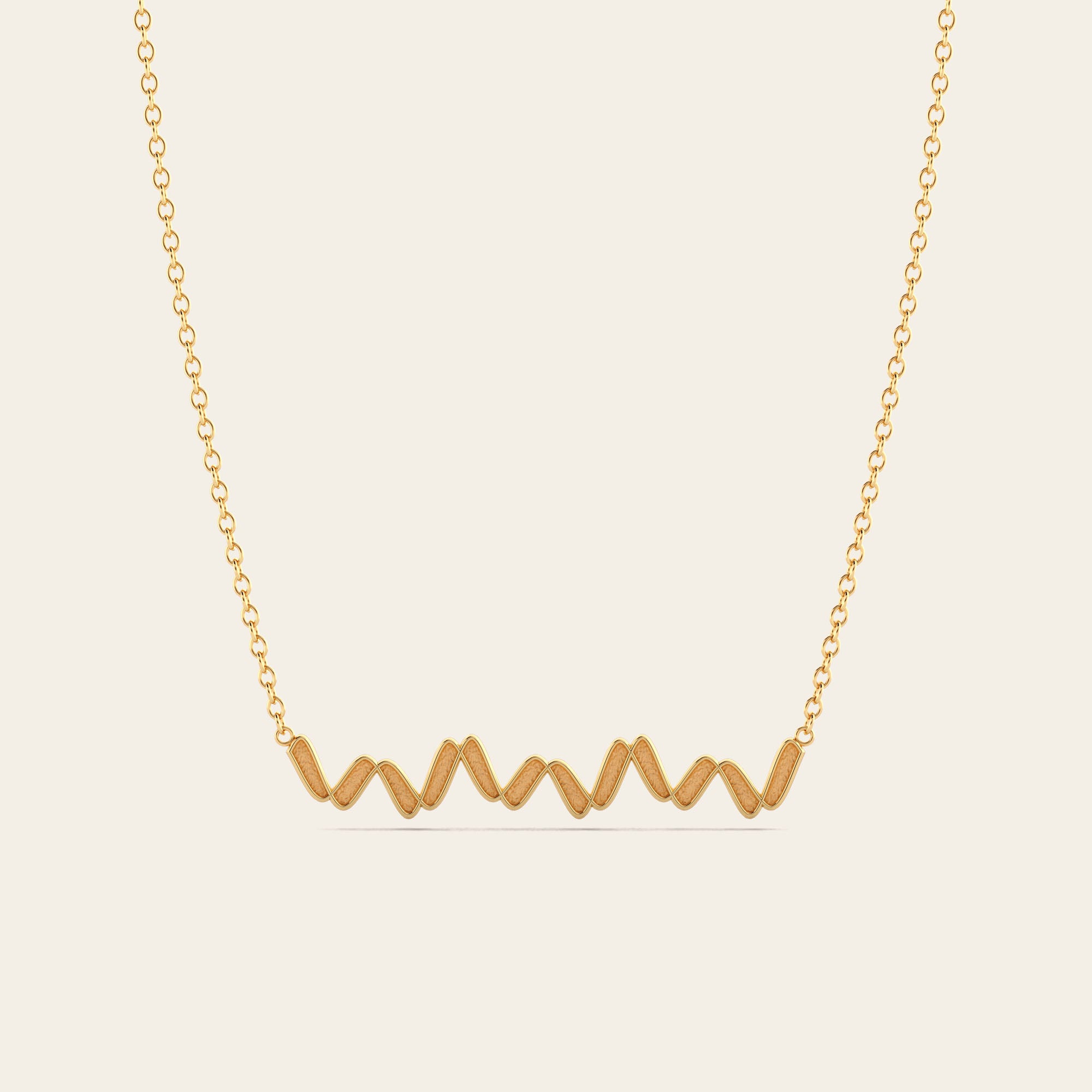Single Cadence Necklace in 18k Yellow Gold