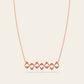Flowing Cadence Necklace in 18k Rose Gold