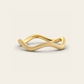 The Curve Ring in Satin Finished 18k Yellow Gold