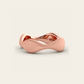 The Mirrored Curve Ring in Satin Finished 18k Rose Gold
