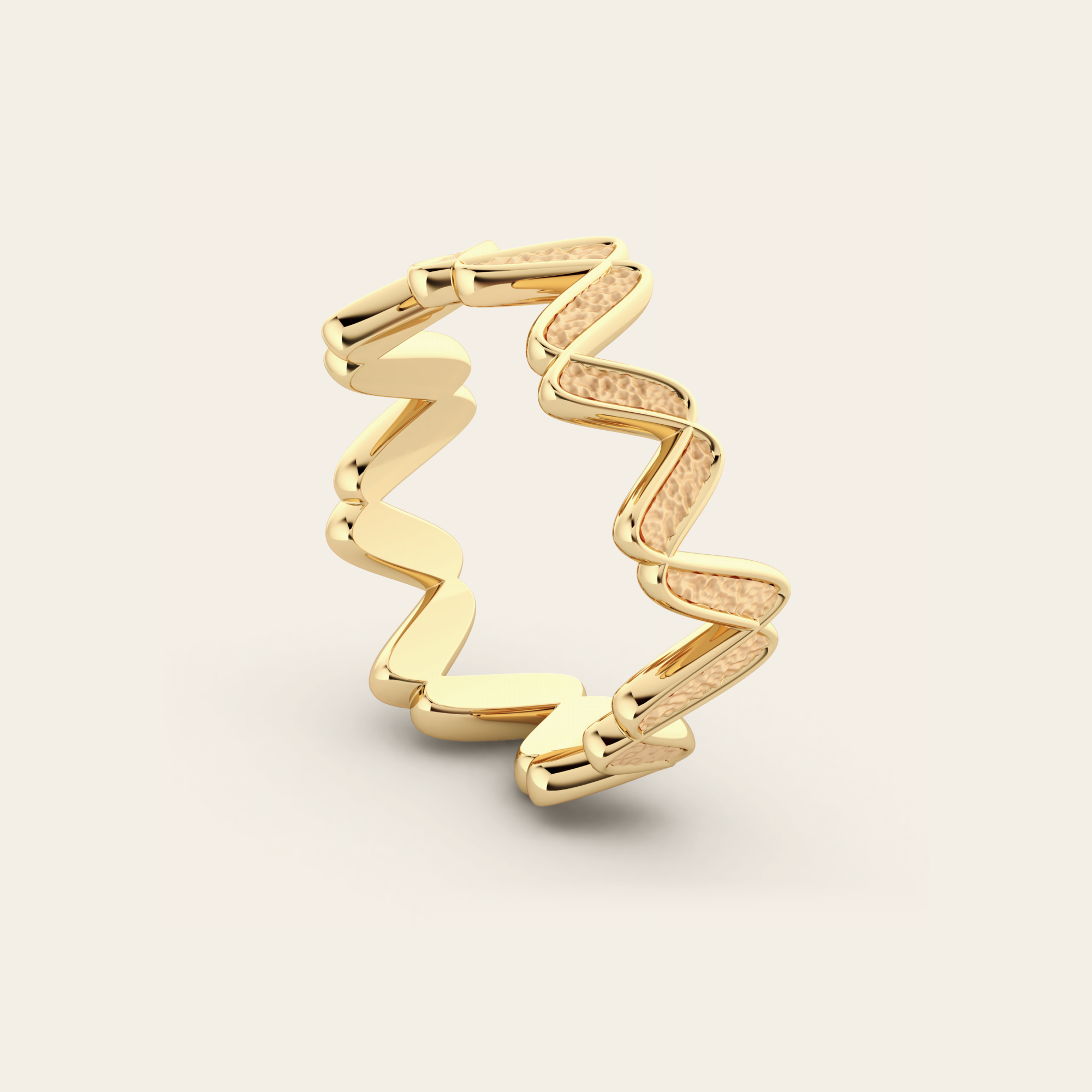 Single Cadence Ring in 18k Yellow Gold