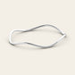 The Curve Bangle in 18k White Gold