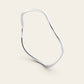 The Curve Bangle in 18k White Gold